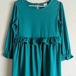 Old Navy Green Ruffle Dress